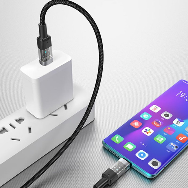 Кабель USB Gelius Fusion GP-UCN003 (Incredible series) Type-C/Type-C (1.25m) (60W) Black