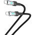 Кабель USB Gelius Fusion GP-UCN003 (Incredible series) Type-C/Type-C (1.25m) (60W) Black