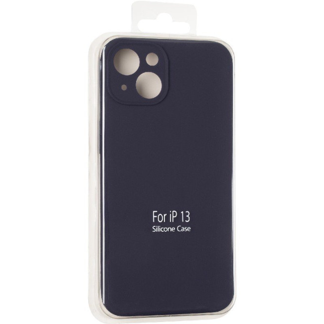 Чохол Original Full Soft Case для iPhone 13 (without logo) Blueberry Чохол Original Full Soft Case для iPhone 13 (without logo) Blueberry