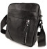 Класична чоловіча шкіряна сумка через плече Tiding Bag M38-10131A чорна