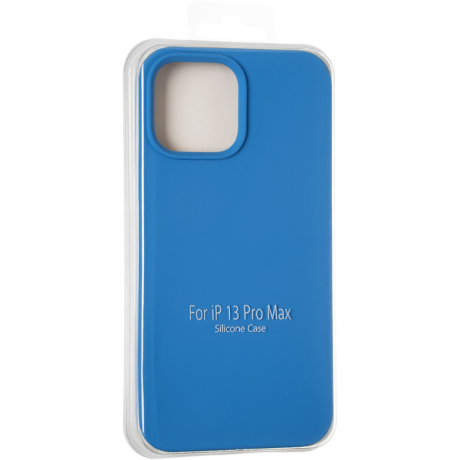 Чохол Original Full Soft Case для iPhone 13 Pro Max (without logo) Marine Blue Чохол Original Full Soft Case для iPhone 13 Pro Max (without logo) Marine Blue