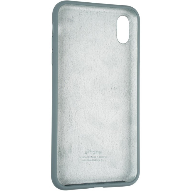 Чохол Original Full Soft Case для iPhone XS Max Granny Grey Чохол Original Full Soft Case для iPhone XS Max Granny Grey