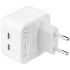 Мережевий зарядний пристрій XO L102 2Type-C 35W White