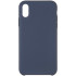 Чохол Original 99% Soft Matte Case для iPhone XS Max Midnight Blue