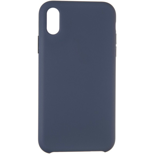 Чохол Original 99% Soft Matte Case для iPhone XS Max Midnight Blue