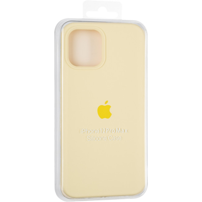 Чохол Original Full Soft Case для iPhone 12 Pro Max Mellow Yellow Чохол Original Full Soft Case для iPhone 12 Pro Max Mellow Yellow