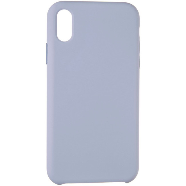 Чохол Original 99% Soft Matte Case для iPhone XS Max Lavender Grey