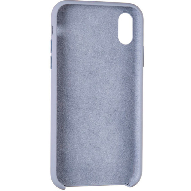 Чохол Original 99% Soft Matte Case для iPhone XS Max Lavender Grey