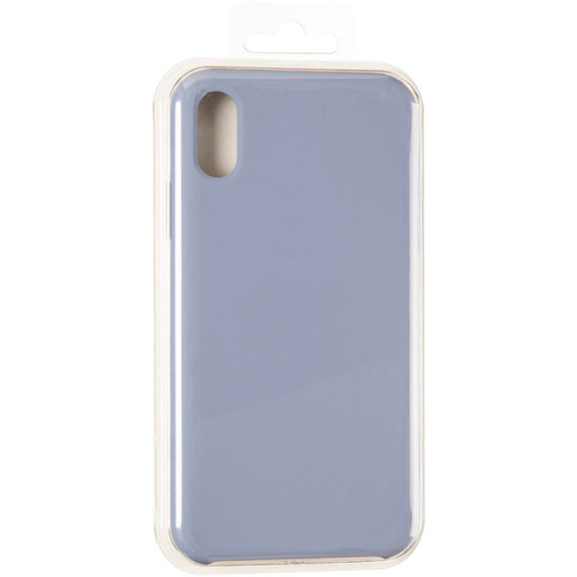 Чохол Original 99% Soft Matte Case для iPhone XS Max Lavender Grey