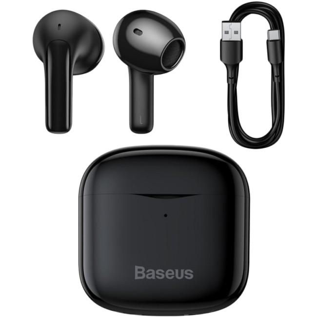 Бездротові навушники TWS Baseus E3 Black Бездротові навушники TWS Baseus E3 Black