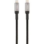 Кабель USB Gelius G-Power GP-UC105 Type-C/Type-C (1м) (100W) Black