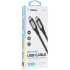 Кабель USB Gelius G-Power GP-UC105 Type-C/Type-C (1м) (100W) Black