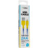 Кабель USB Gelius Full Silicon GP-UCN001L Lightning (1.2м) (18W) Yellow/Blue