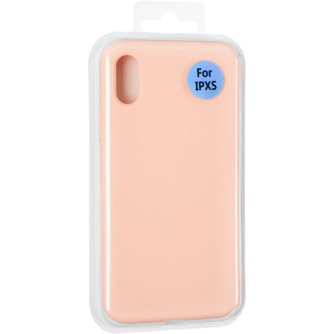 Чохол Original Full Soft Case для iPhone X/XS (without logo) Papaya