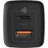 Мережевий зарядний пристрій Baseus GaN Lite 65W 1USB + Type-C (CCGAN2L-B01) Black