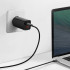 Мережевий зарядний пристрій Baseus GaN Lite 65W 1USB + Type-C (CCGAN2L-B01) Black