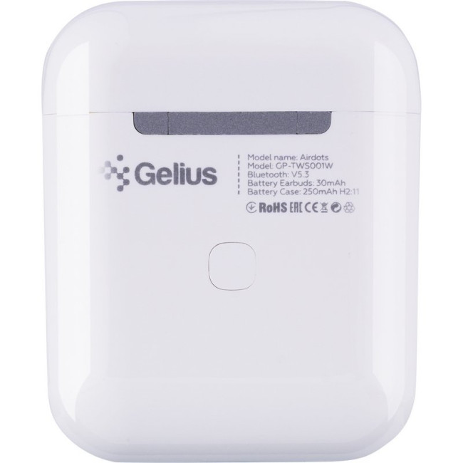 Бездротові навушники TWS Gelius Airdots GP-TWS-001W White  