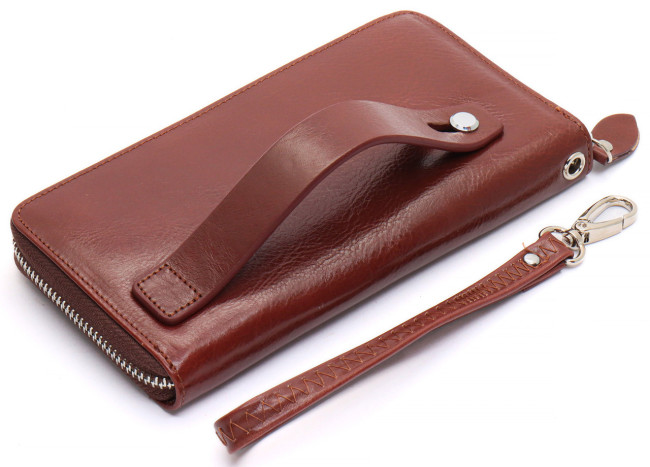 Коричневий cтильний чоловічий клатч з натуральної шкіри ST Leather B138-3