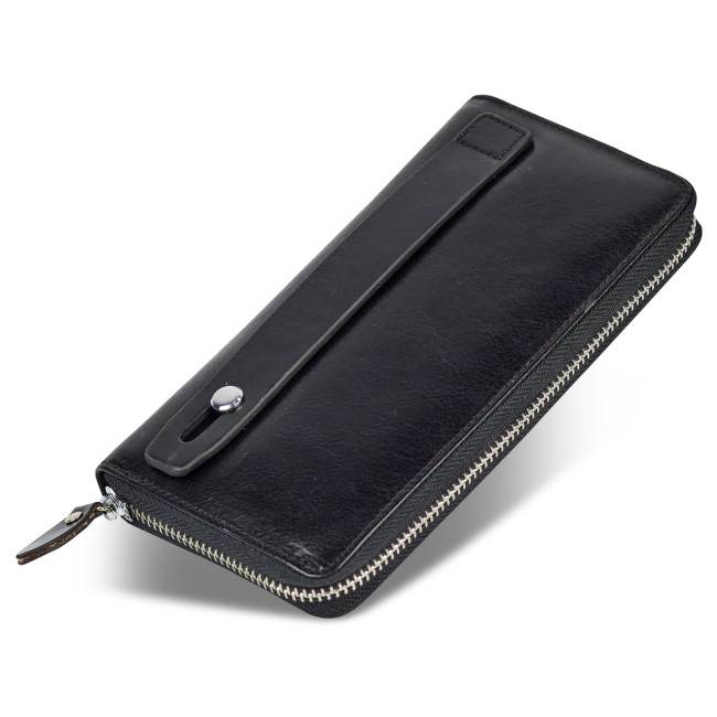 Чорний стильний чоловічий клатч з натуральної шкіри ST Leather B138-3