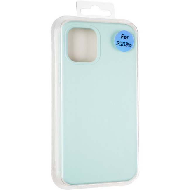 Чохол Original Full Soft Case для iPhone 12/12 Pro (without logo) Ice Sea Blue Чохол Original Full Soft Case для iPhone 12/12 Pro (without logo) Ice Sea Blue