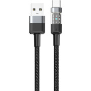 Кабель USB Gelius Fusion GP-UCN003 (Incredible series) Type-C (1.25m) (3A) Black