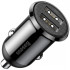 Автомобільний зарядний пристрій Baseus Grain Pro 2USB (4.8A) (CCALLP-01) Black