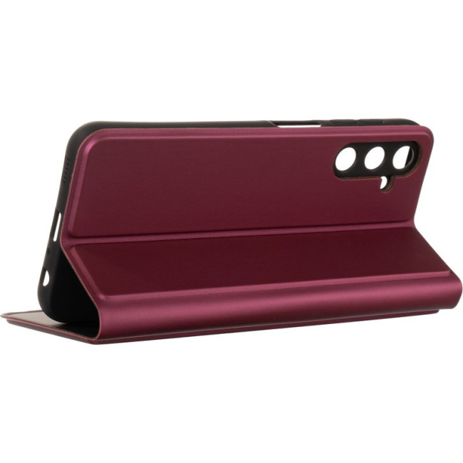 Чохол Book Cover Gelius Shell Case для Samsung A245 (A24) Wine Red