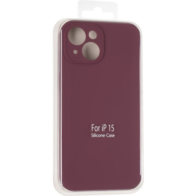 Чохол Original Full Soft Case для iPhone 15 (without logo) Marsala Чохол Original Full Soft Case для iPhone 15 (without logo) Marsala
