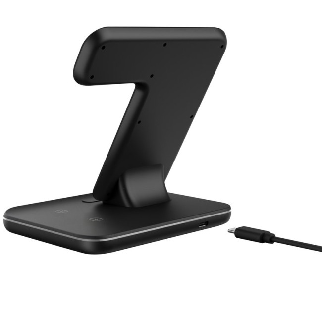 Бездротовий зарядний пристрій Gelius Wireless Charger 3in1 15W GP-AWC01 Black