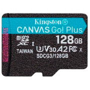 Карта пам'яті microSDXC 128Gb Kingston Canvas Go Plus A2 V30 (UHS-1 U3) (R-170Mb/s)