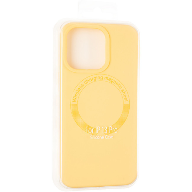 Чохол Full Soft Case (MagSafe) для iPhone 13 Pro Yellow Чохол Full Soft Case (MagSafe) для iPhone 13 Pro Yellow