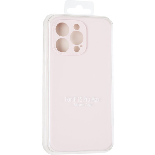 Чохол Original Full Soft Case для iPhone 15 Pro Max (without logo) Pink Sand Чохол Original Full Soft Case для iPhone 15 Pro Max (without logo) Pink Sand
