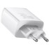 Мережевий зарядний пристрій Baseus Compact Quick Charger 2USB + Type-C 30W (CCXJ-E02) White