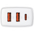 Мережевий зарядний пристрій Baseus Compact Quick Charger 2USB + Type-C 30W (CCXJ-E02) White