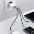 Мережевий зарядний пристрій Baseus Compact Quick Charger 2USB + Type-C 30W (CCXJ-E02) White