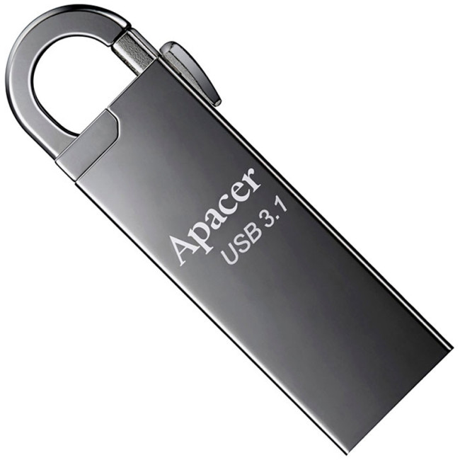 USB флеш накопичувач Apacer AH15A 64Gb USB 3.1 Ashy