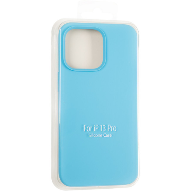 Чохол Original Full Soft Case для iPhone 13 Pro (without logo) Blue Чохол Original Full Soft Case для iPhone 13 Pro (without logo) Blue