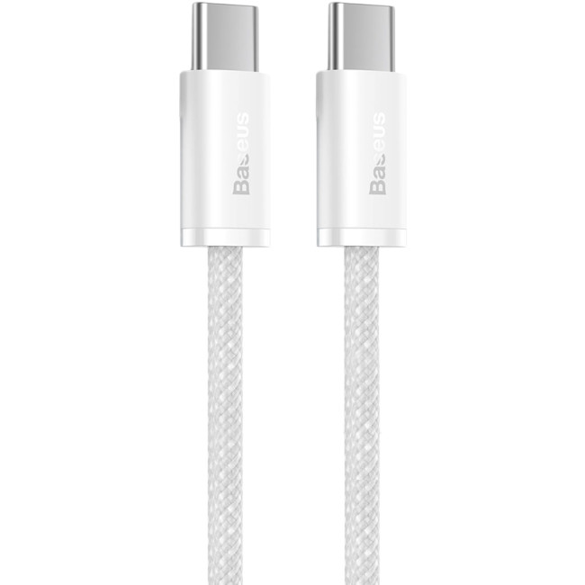 Кабель USB Baseus Dynamic Series (CALD000302) Type-C/Type-C 100W 2m White