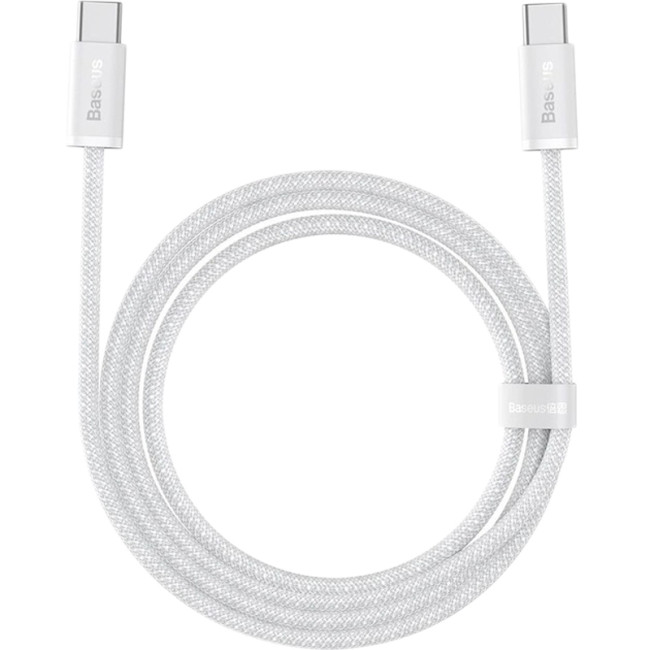 Кабель USB Baseus Dynamic Series (CALD000302) Type-C/Type-C 100W 2m White