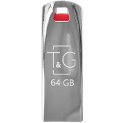 USB флеш накопичувач T&G Stylish 115 64Gb Metal Chrome