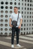 Чоловіча сумка через плече із натуральної шкіри Tiding Bag 1079734 чорна