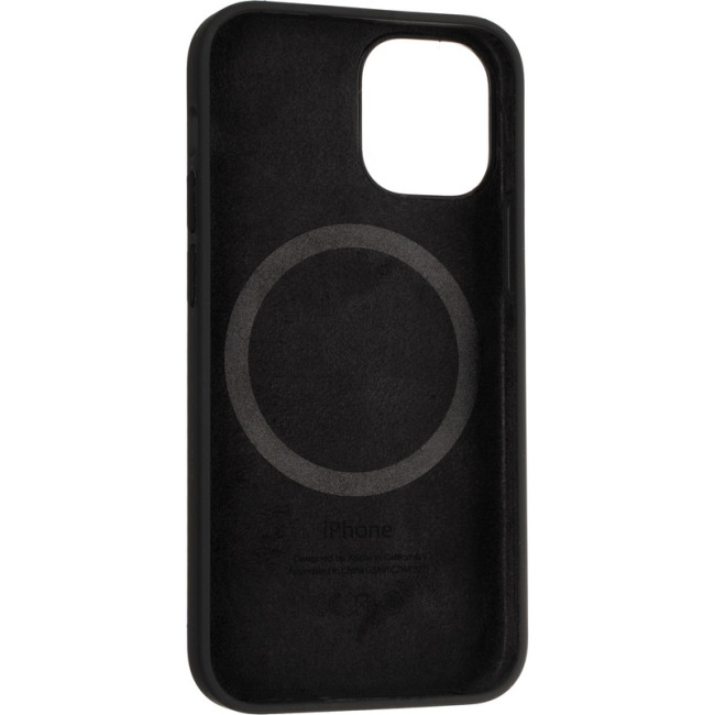 Чохол Original Full Soft Case (MagSafe) для iPhone 12 Mini Black