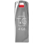 USB флеш накопичувач T&G Stylish 115 4Gb Metal Chrome