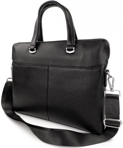 Офісна чоловіча сумка для ноутбука і документів Tiding Bag N65149 чорна