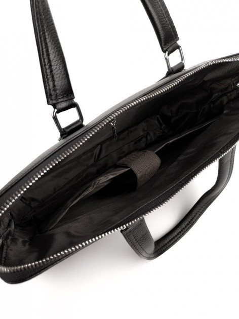 Офісна чоловіча сумка для ноутбука і документів Tiding Bag N65149 чорна
