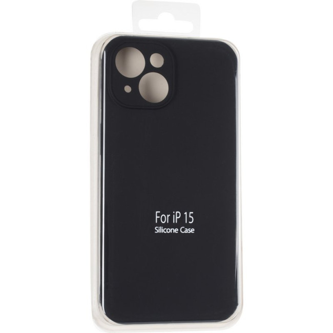 Чохол Original Full Soft Case для iPhone 15 (without logo) Black Чохол Original Full Soft Case для iPhone 15 (without logo) Black