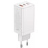 Мережевий зарядний пристрій Baseus GaN3 Pro Quick Charger 1USB + 2Type-C 65W (CCGP050102 ) + кабель Type-C/Type-C 100W White