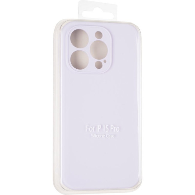 Чохол Original Full Soft Case для iPhone 15 Pro (without logo) Lilac Чохол Original Full Soft Case для iPhone 15 Pro (without logo) Lilac