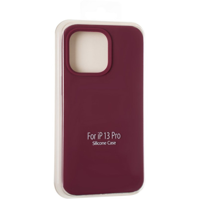 Чохол Original Full Soft Case для iPhone 13 Pro (without logo) Marsala Чохол Original Full Soft Case для iPhone 13 Pro (without logo) Marsala