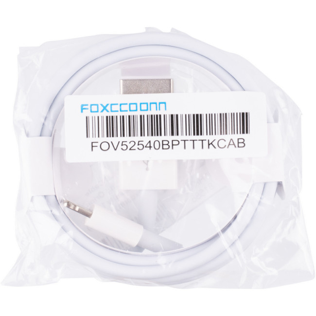 Кабель USB Original Quality Lightning Foxconn (тех.пак) White